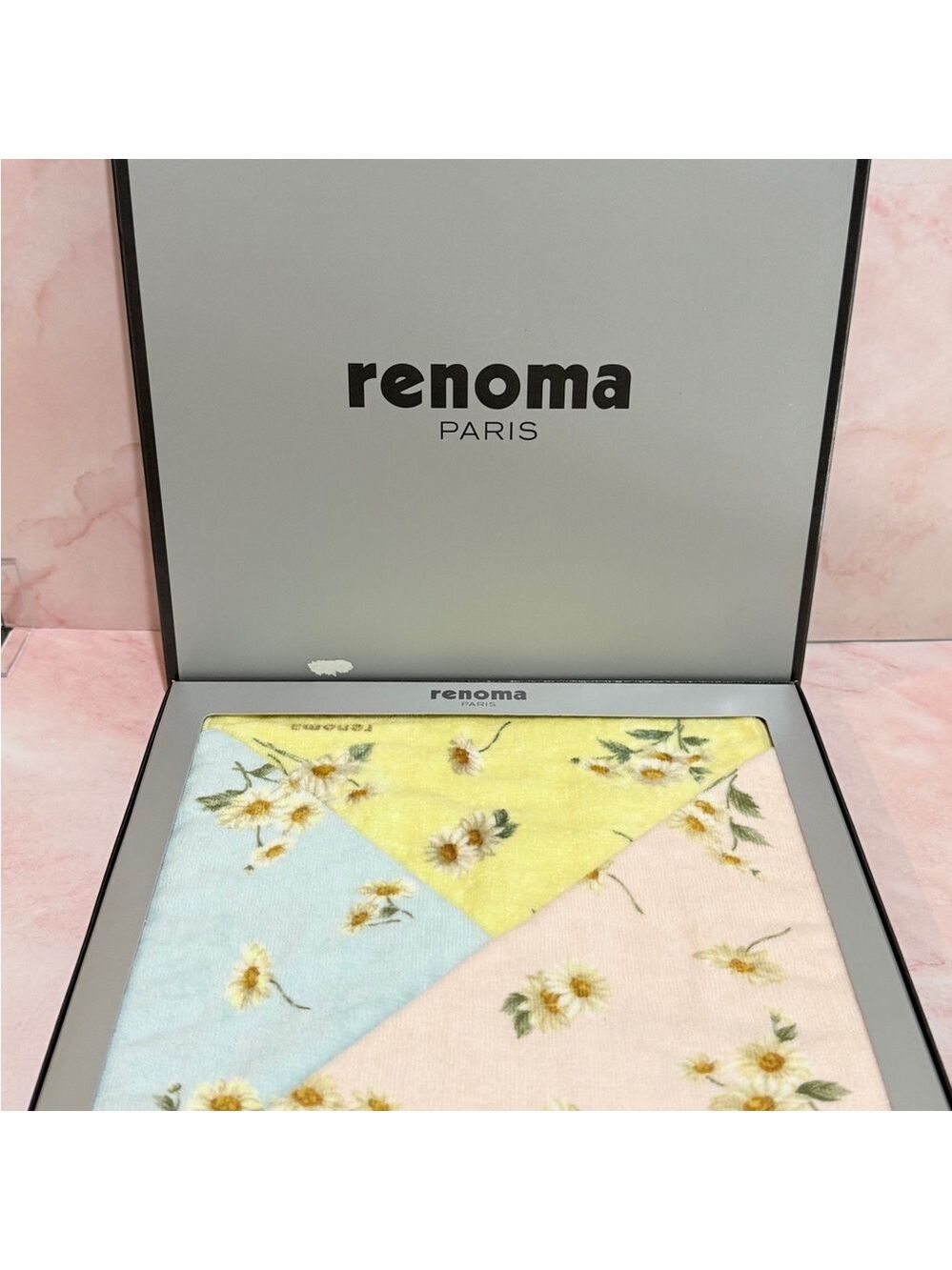 Floral Exfoliant & Scrub Set - Yellow, Blue, Pink